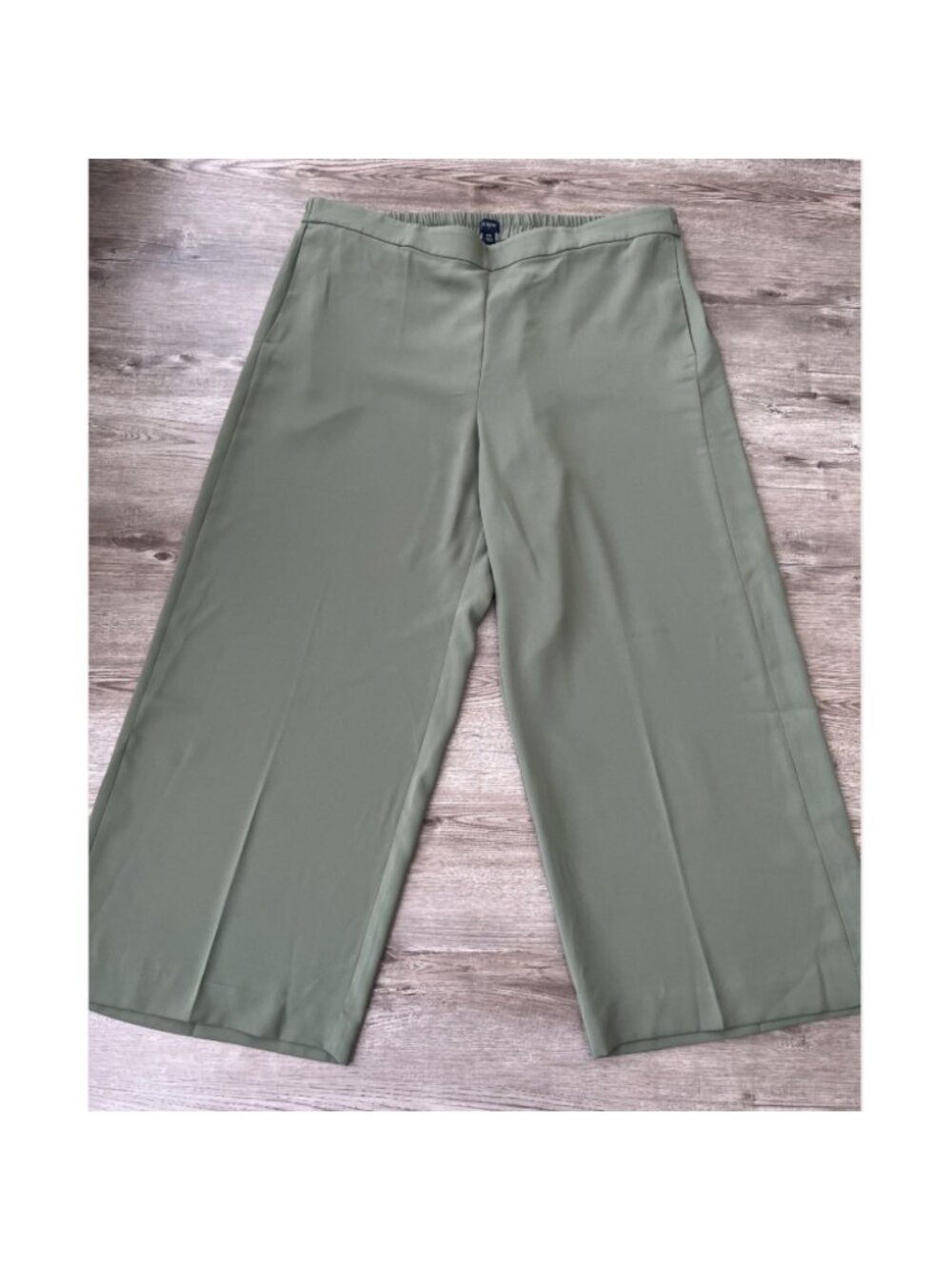 J Crew‎ Wide Leg Jamie Pant Womens Plus 20 Green Ankle Length NWT